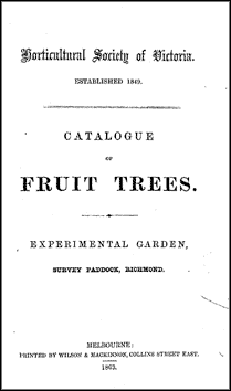 Royal Horticultural Society Catalogue